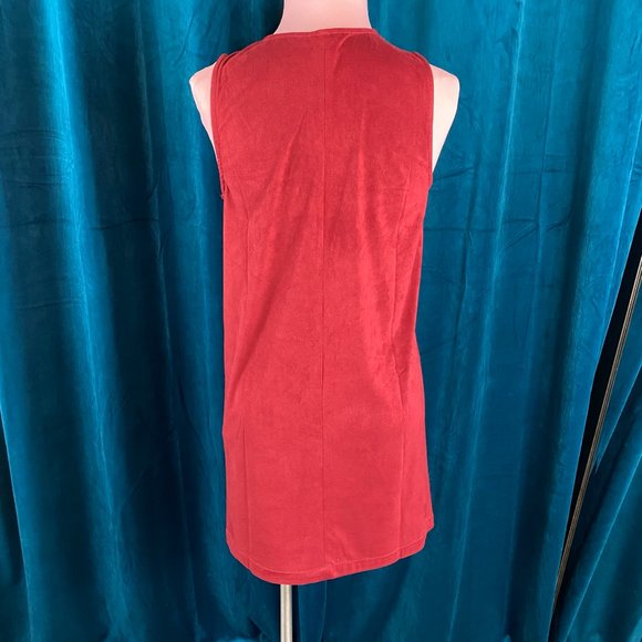 Forever 21 Faux Suede Lace Up Dress - Picture 10 of 10